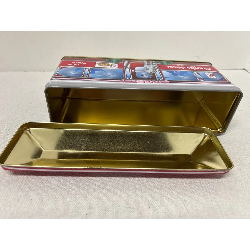 Campbell's Corner Diner‎ Tin Box Retro Collectible Kitchen Decor Storage